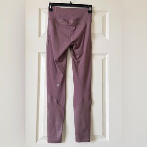 Lululemon City Core High Waist Leggings Women Size 4 Running 27” Dust Pink